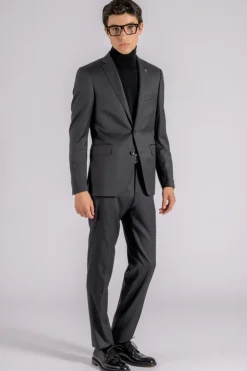 Abito 100% lana vergine grigio