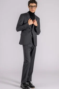 Abito 100% lana vergine grigio