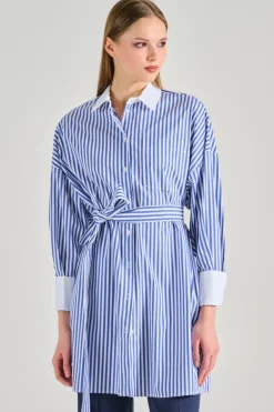 Abito benedicte tela blu