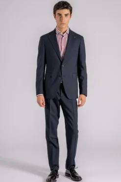 Abito blu 100% lana vergine