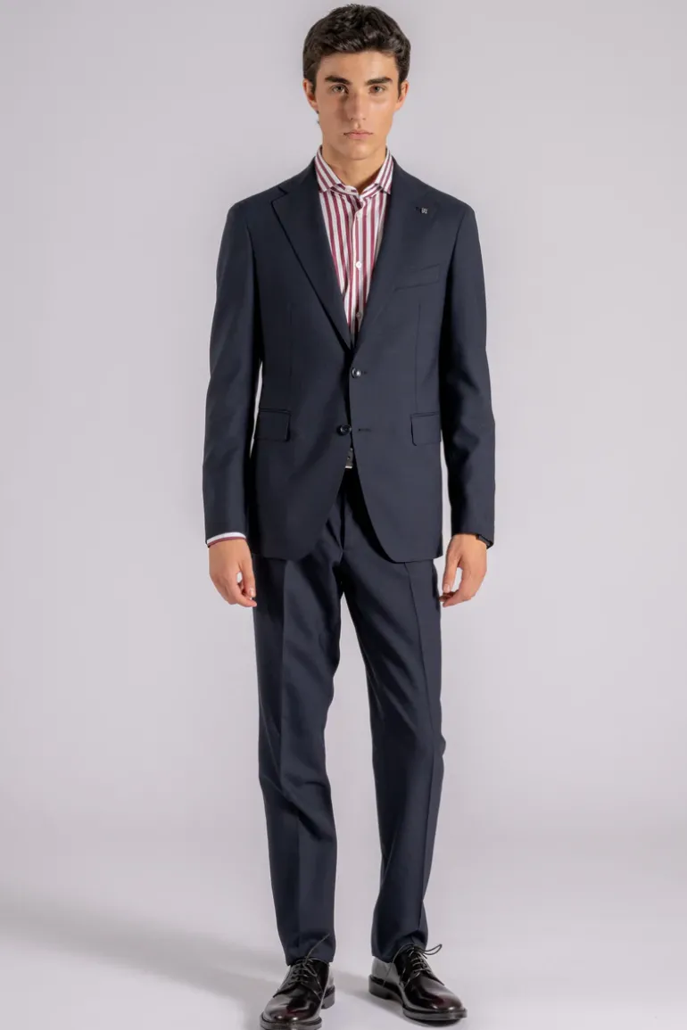 Abito blu 100% lana vergine