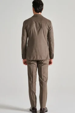 Abito iconic beige 100% lana marrone