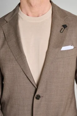 Abito iconic beige 100% lana marrone