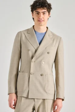 Abito il viaggiatore tessuto beige