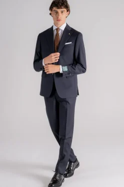 Abito napoli soft lana blu