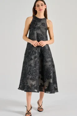 Abito nero tessuto nero