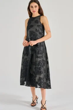 Abito nero tessuto nero