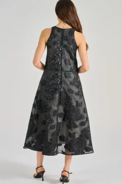 Abito nero tessuto nero