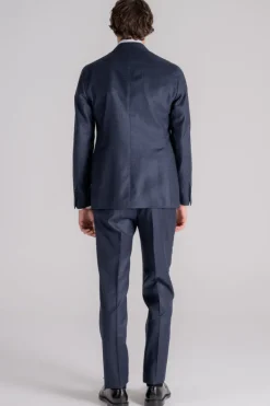 Abito pinolerario lana vergine super 110s blu