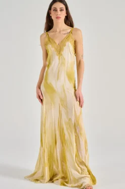 Abito red carpet seta bianco