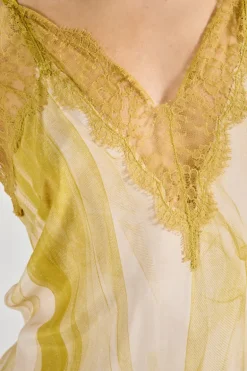 Abito red carpet seta bianco