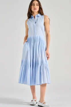 Abito tessuto azzurro