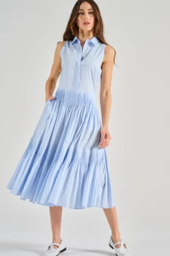 Abito tessuto azzurro