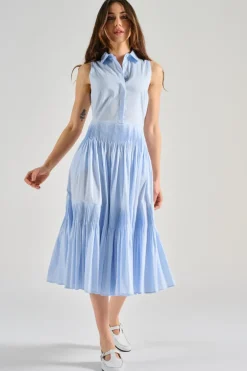 Abito tessuto azzurro