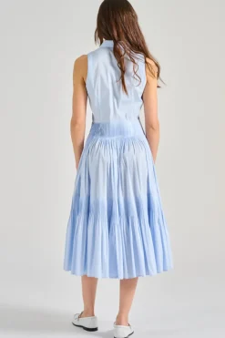 Abito tessuto azzurro