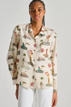 Balia8 blusa 100% cotone bianco