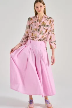 Balia8 blusa tessuto rosa