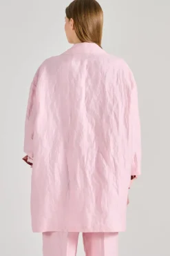 Balia8 cappotto tessuto rosa
