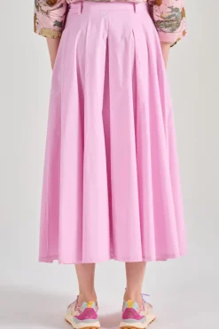 Balia8 gonna tessuto rosa