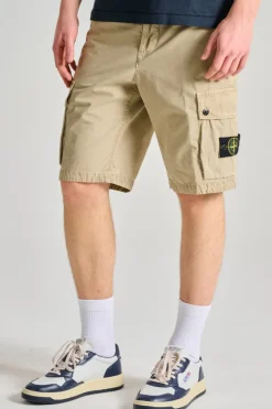 Bermuda shorts tessuto beige