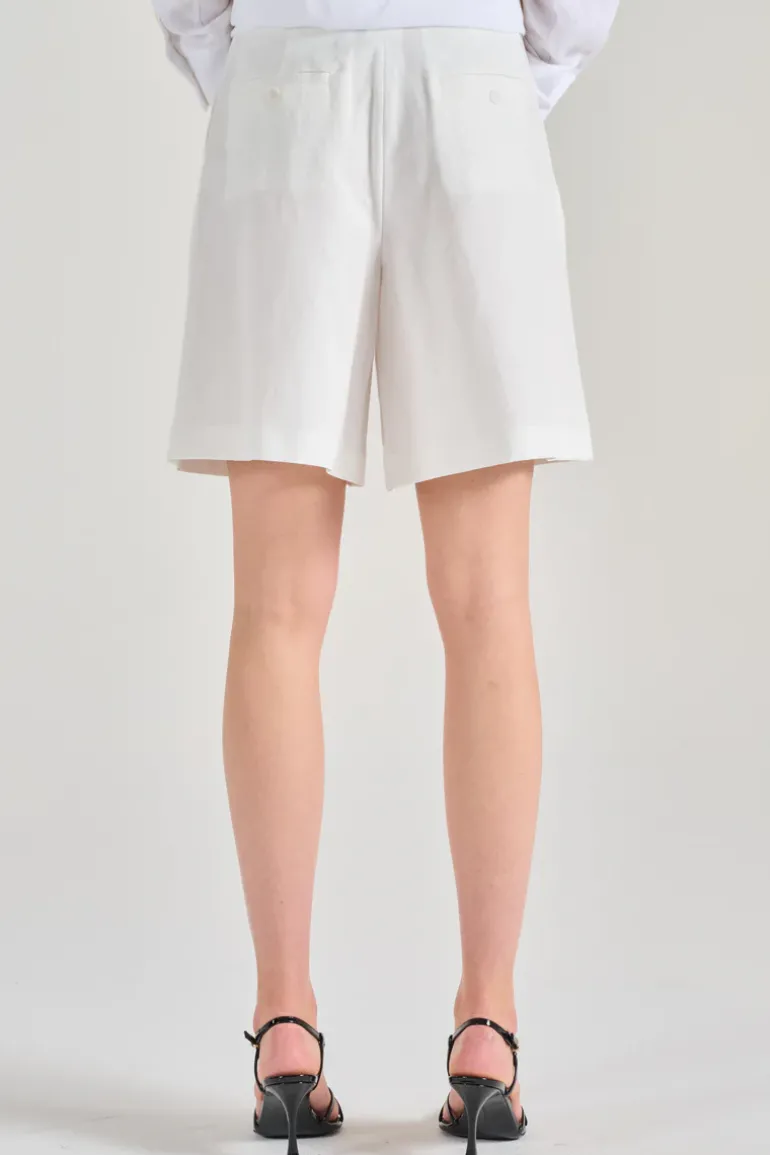 Bermuda verde tessuto verde