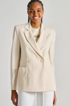 Blazer rayon beige