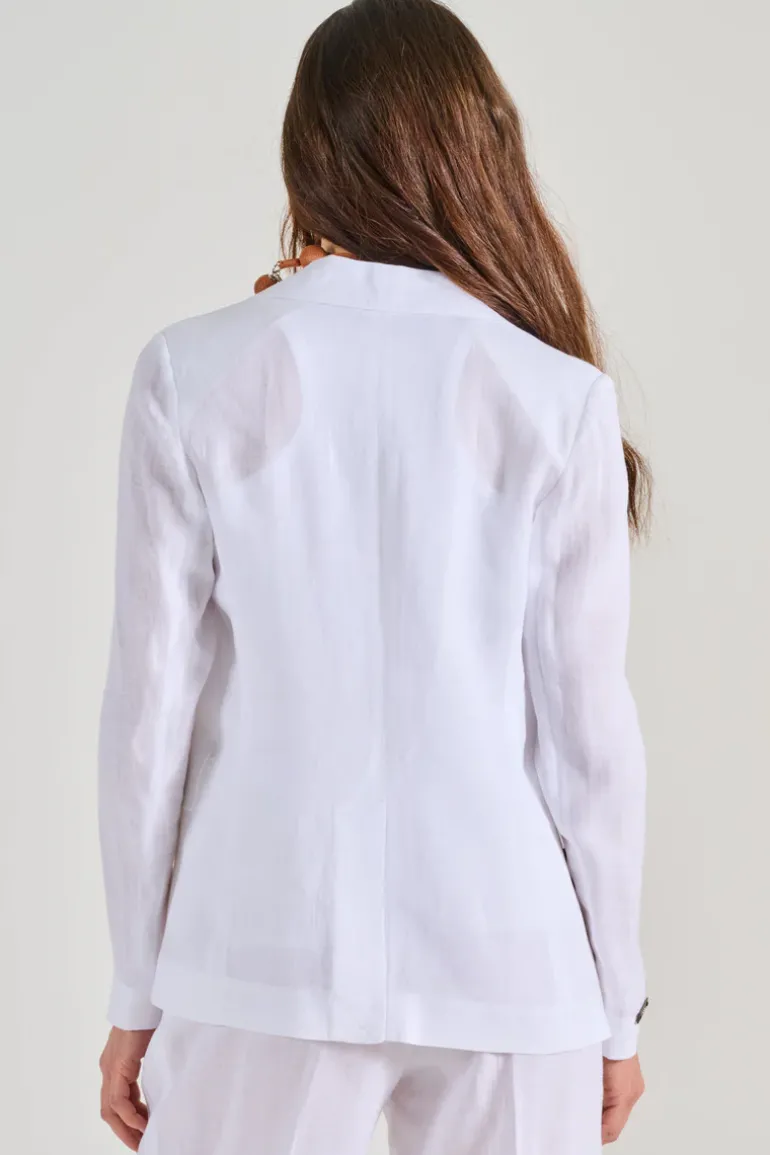 Blazer tela leggera fresca bianco