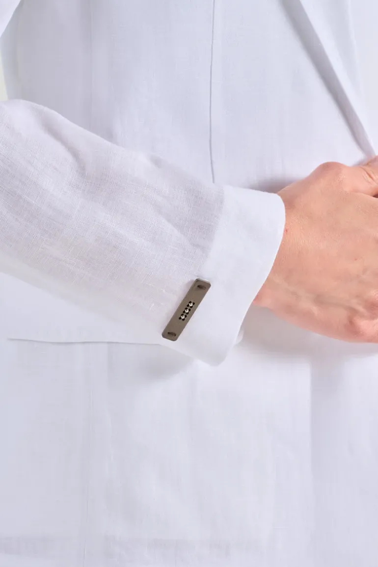 Blazer tela leggera fresca bianco