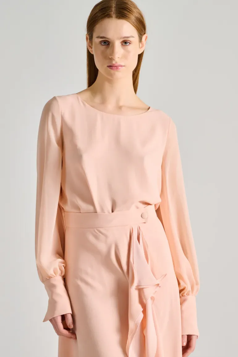 Blusa 100% cotone rosa