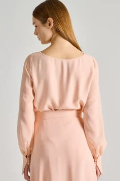 Blusa 100% cotone rosa