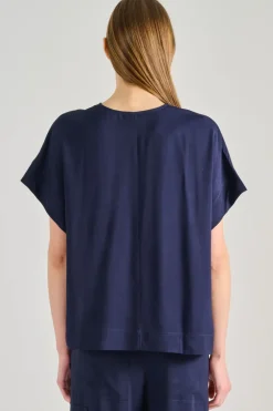 Blusa majestic 100% blu