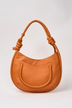 Borsa demi piuma knot s arancione