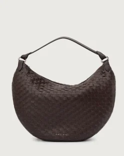 Borsa dumpling l pelle marrone