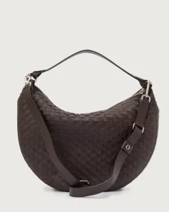 Borsa dumpling l pelle marrone
