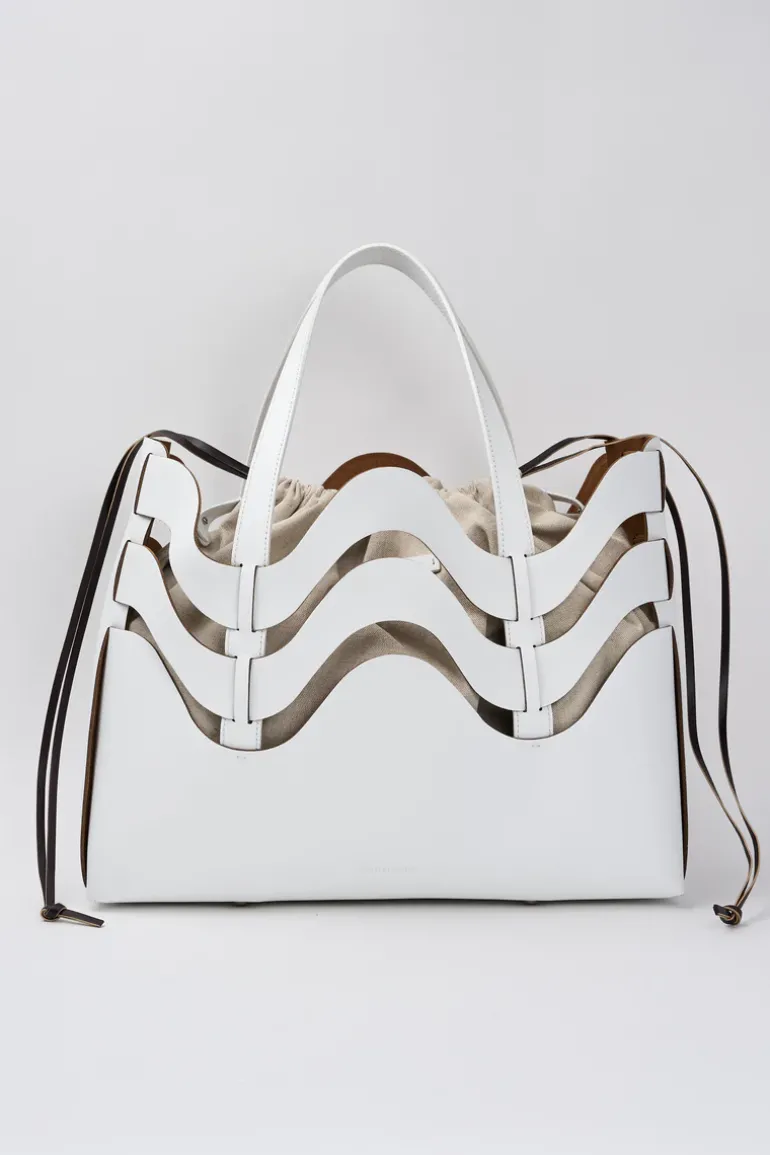 Borsa dune amar m bianco