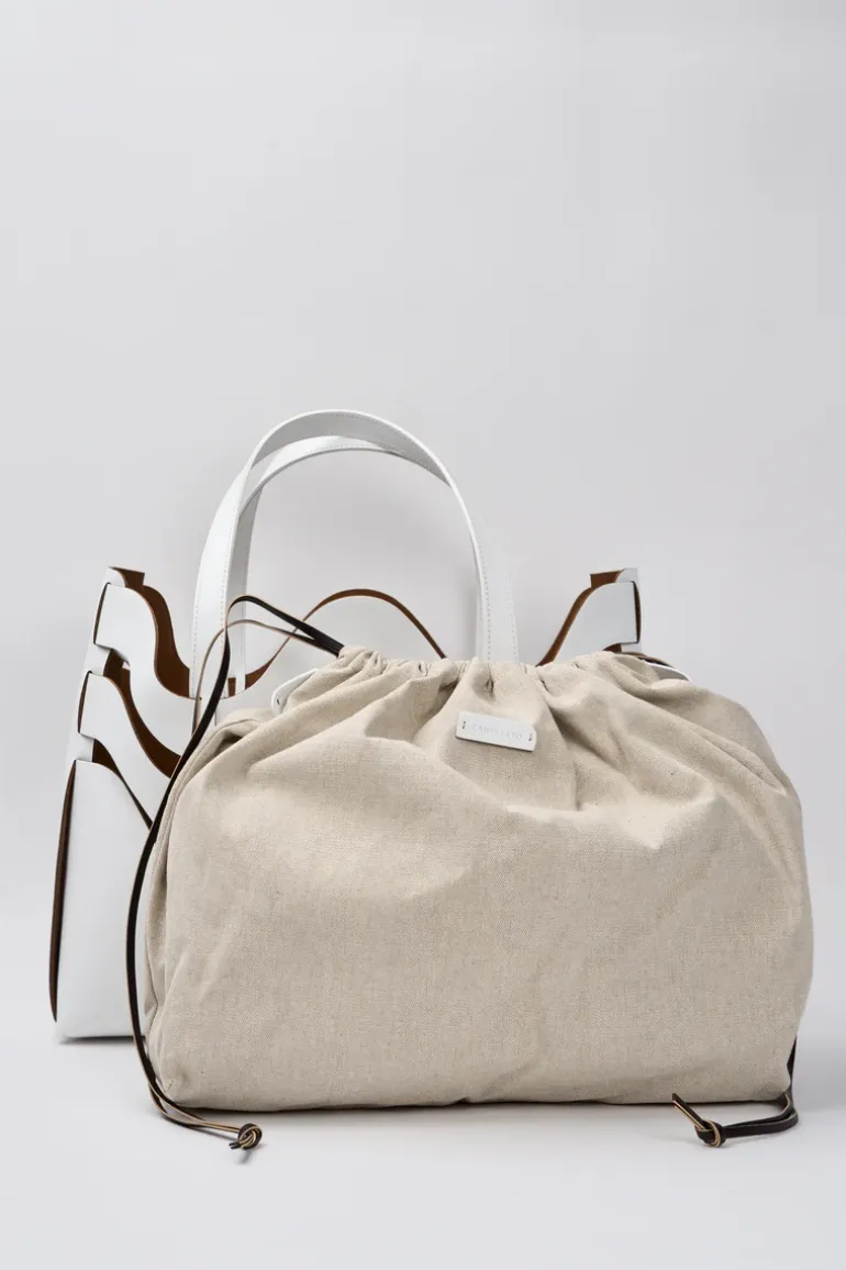 Borsa dune amar m bianco