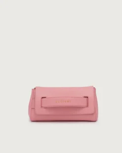 Borsa gossip xs vanity pelle oro/rosa