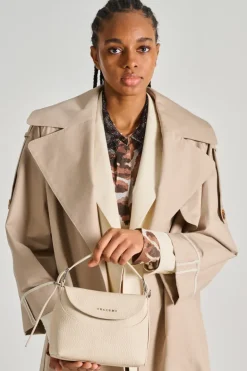 Borsa nana s soft pelle beige
