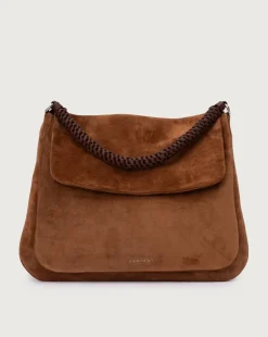 Borsa pelle marrone