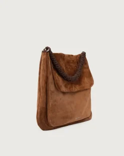 Borsa pelle marrone
