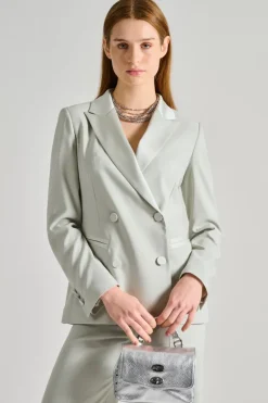 Borsa postina baby daily metal argento