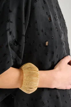 Bracciale multifili oro