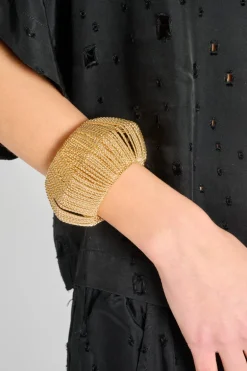 Bracciale multifili oro