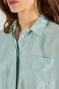 Camicia 100% cotone azzurro