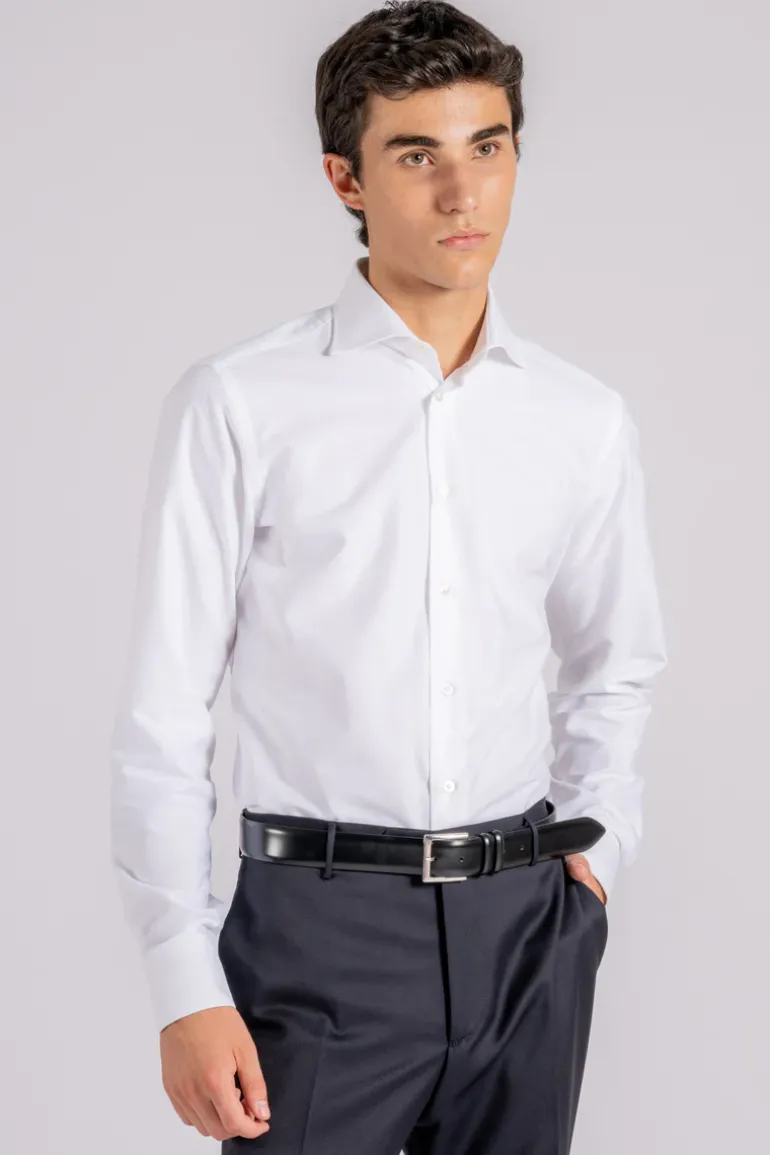 Camicia 100% cotone bianco