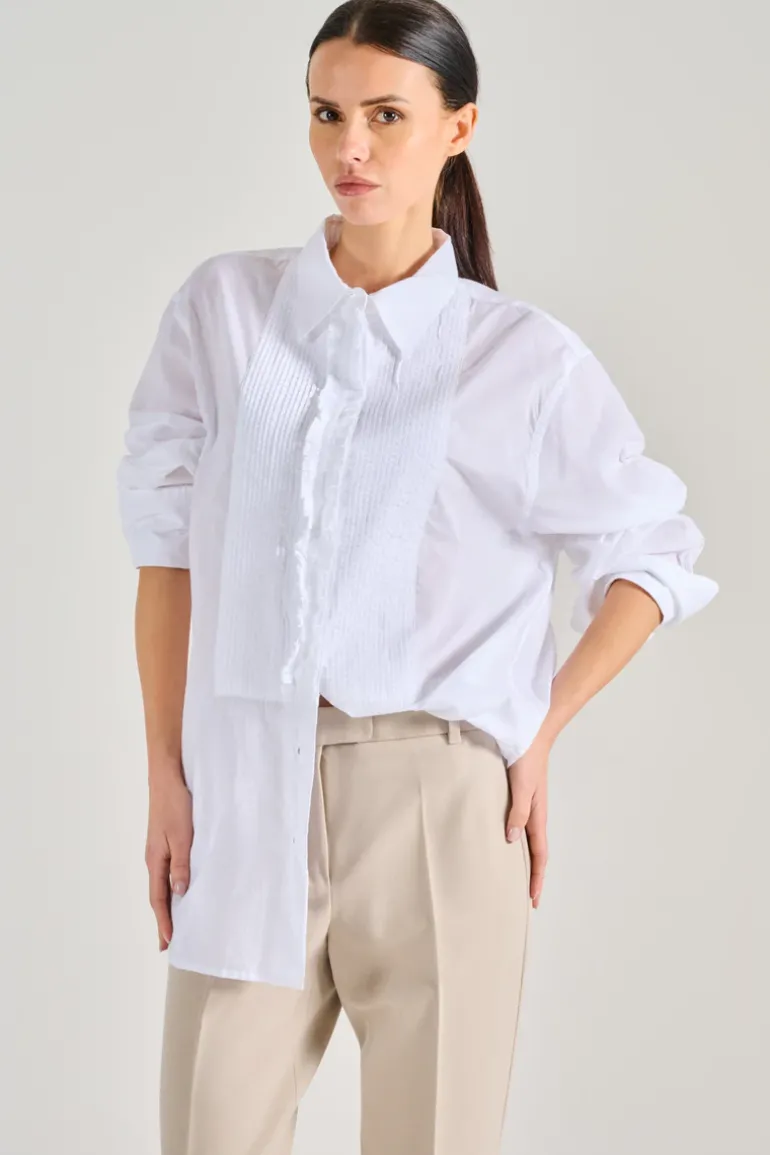 Camicia 100% cotone bianco