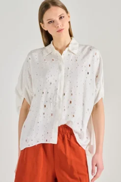 Camicia accor cotone bianco