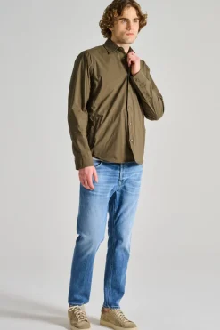 Camicia arch cotone verde