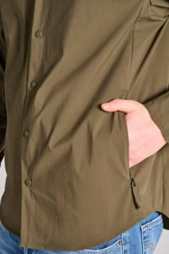 Camicia arch cotone verde