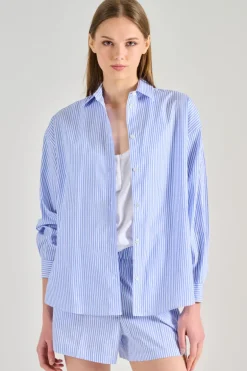Camicia azzurro